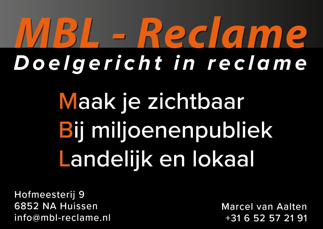 MBL-Reclame - Doelgericht in reclame - Maak je zichtbaar bij een miljoenenpubliek, landelijk en lokaal